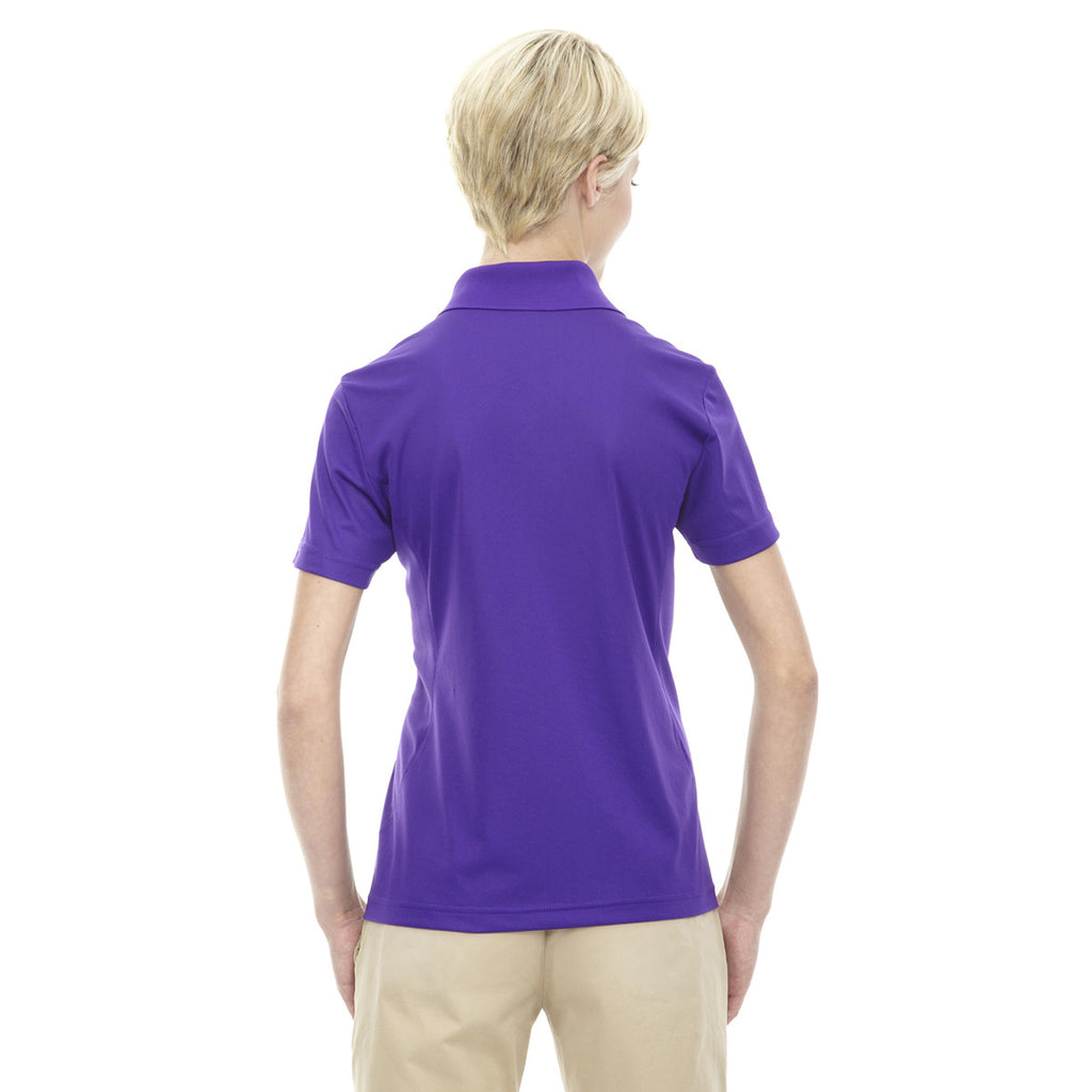 Extreme Women's Campus Purple Eperformance Shield Snag Protection Short-Sleeve Polo