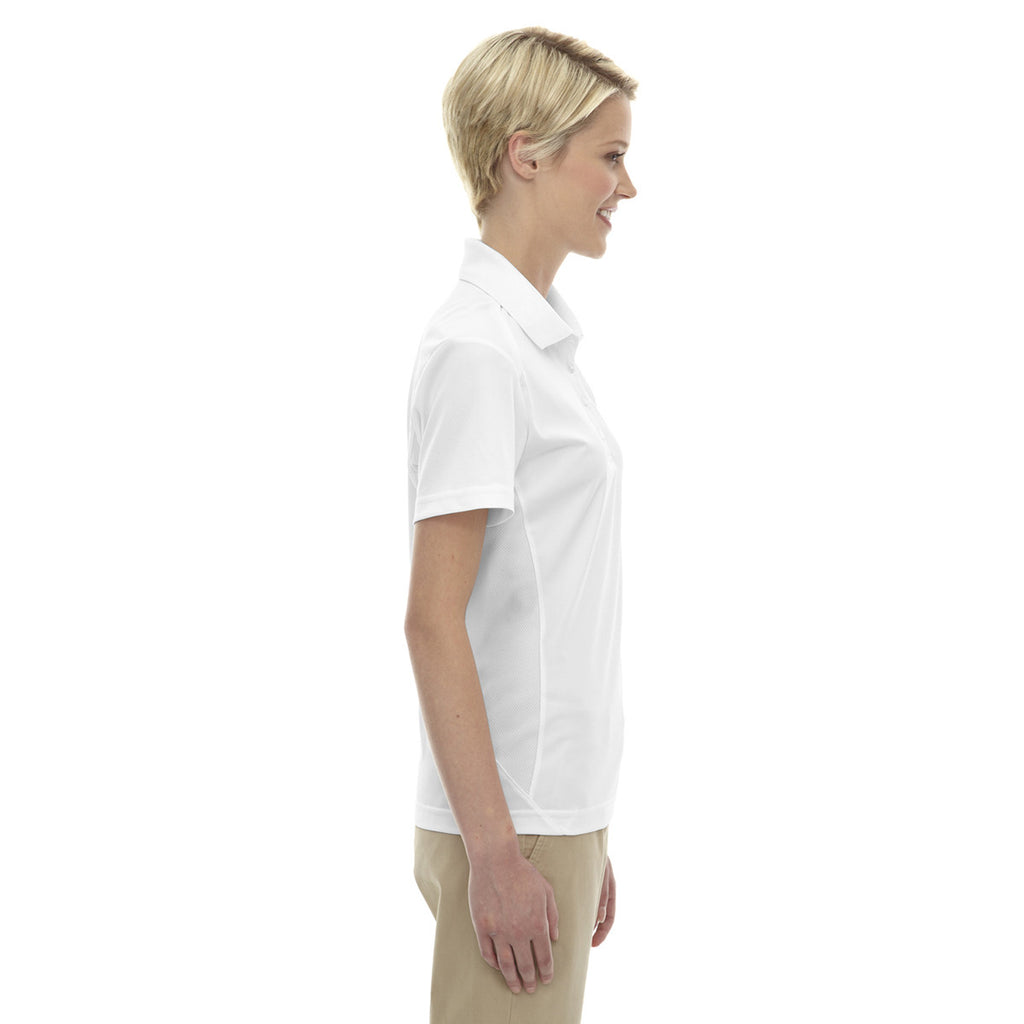 Extreme Women's White Eperformance Shield Snag Protection Short-Sleeve Polo