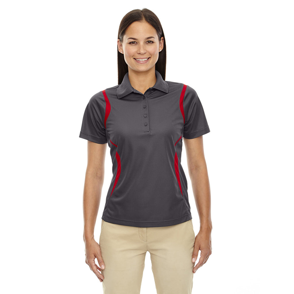 Extreme Women's Black Silk Eperformance Venture Snag Protection Polo
