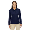 Extreme Women's Classic Navy Eperformance Snag Protection Long-Sleeve Polo