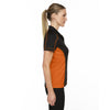 Extreme Women's Black/Orange Eperformance Fuse Snag Protection Plus Colorblock Polo