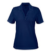 North End Women's Navy Excursion Nomad Performance Waffle Polo