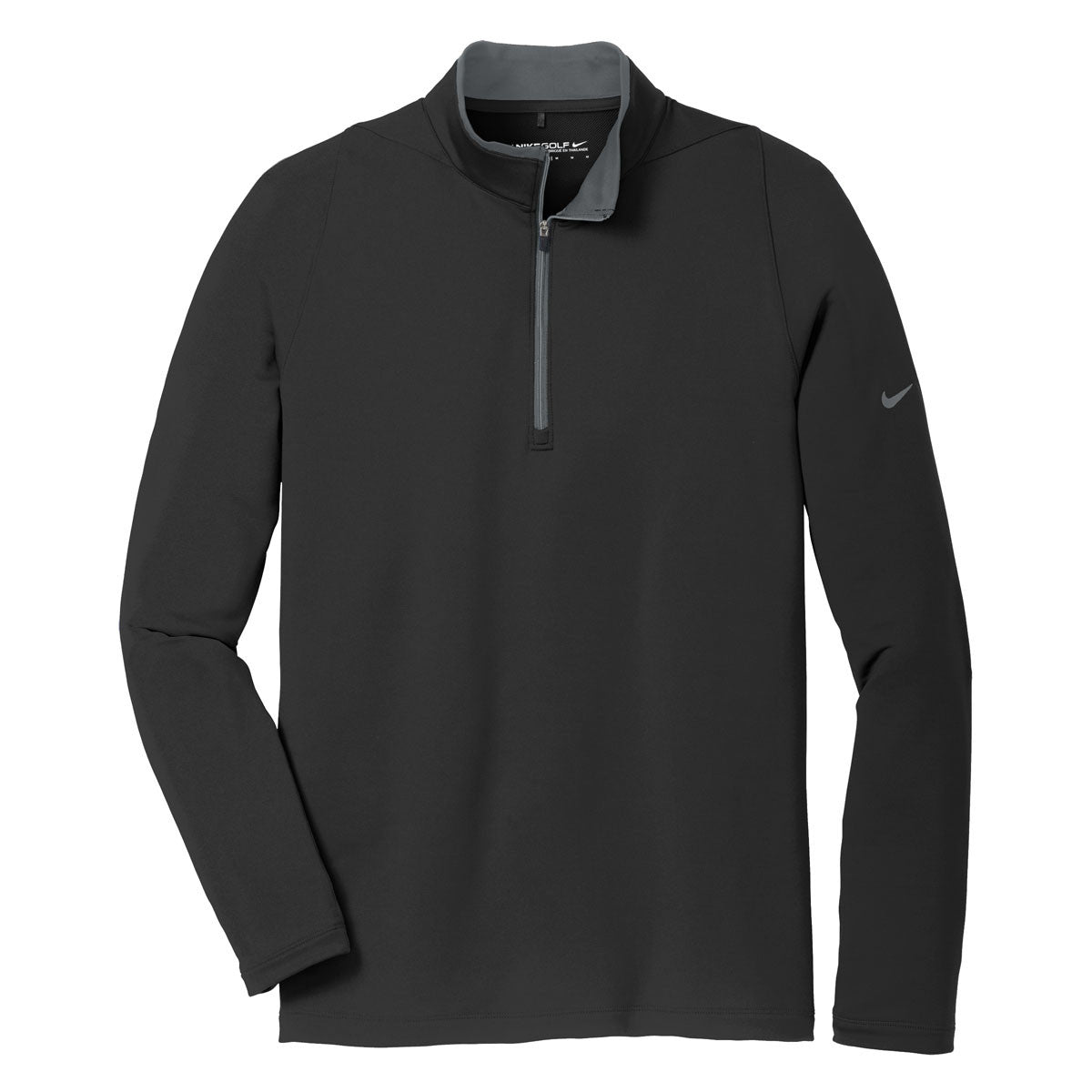 Nike Golf Men's Black/Grey Dri-FIT Stretch 1/2-Zip Cover-Up