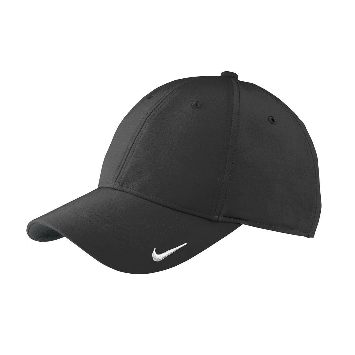 Custom Nike Golf Black Swoosh Legacy 91 Cap