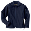 North End Women's Midnight Navy Three-Layer Fleece Bonded Performance Soft Shell Jacket