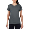 Anvil Women's Charcoal Midweight Mid-Scoop T-Shirt