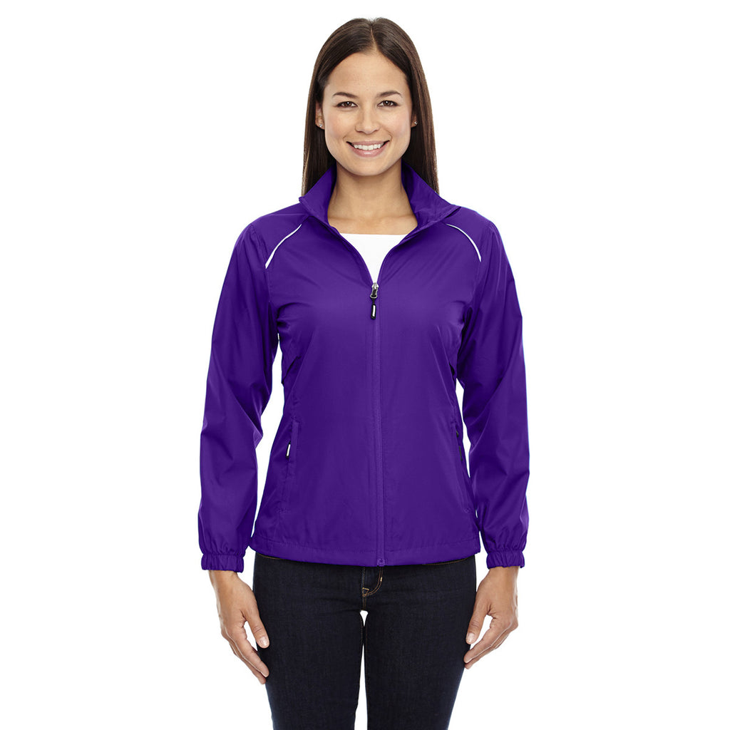 Core 365 Women's Campus Purple Motivate Unlined Lightweight Jacket