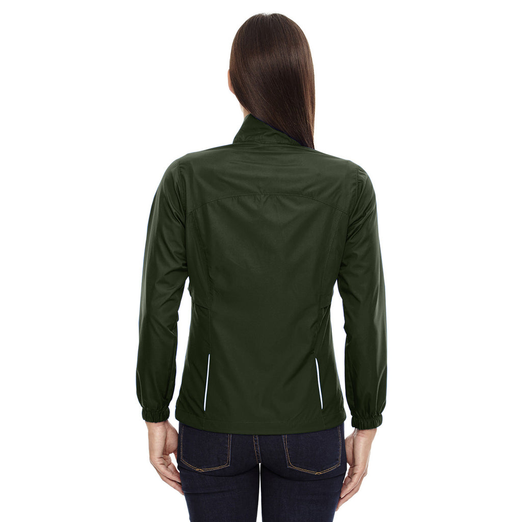 Core 365 Women's Forest Green Motivate Unlined Lightweight Jacket