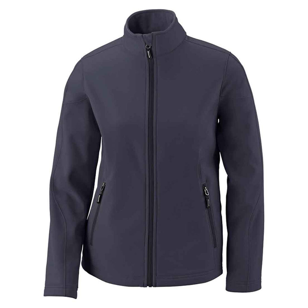 Core 365 Women's Carbon Cruise Two-Layer Fleece Bonded Soft Shell Jacket