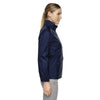 Core 365 Women's Classic Navy Climate Seam-Sealed Lightweight Variegated Ripstop Jacket