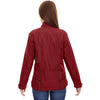 North End Women's Classic Red Tempo Lightweight Recycled Polyester Jacket with Embossed Print