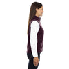 Core 365 Women's Burgundy Journey Fleece Vest