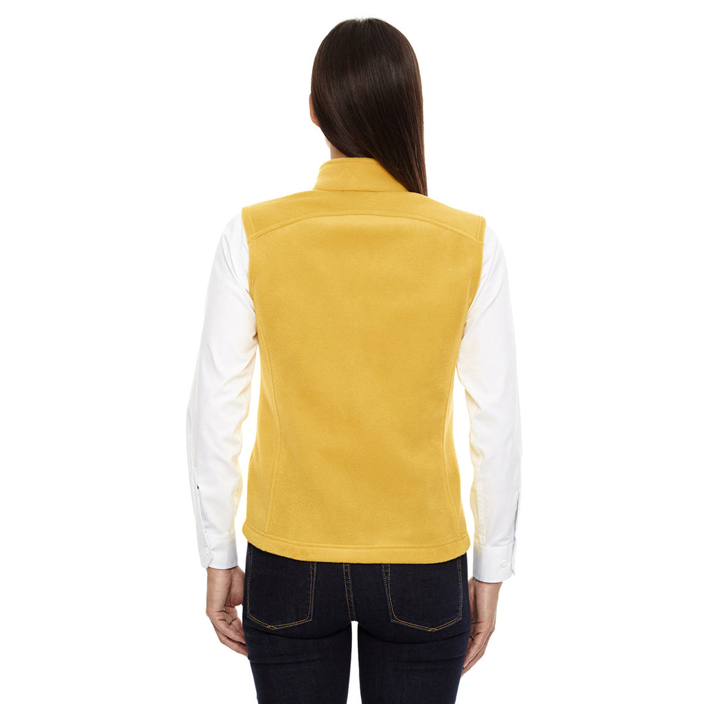 Core 365 Women's Campus Gold Journey Fleece Vest