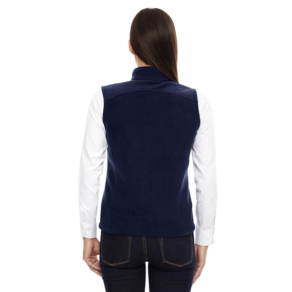 Ash City Core 365 Ladies' Journey Fleece Vest - Classic Navy, Lightweight Anti-Pill Fleece (Size L)