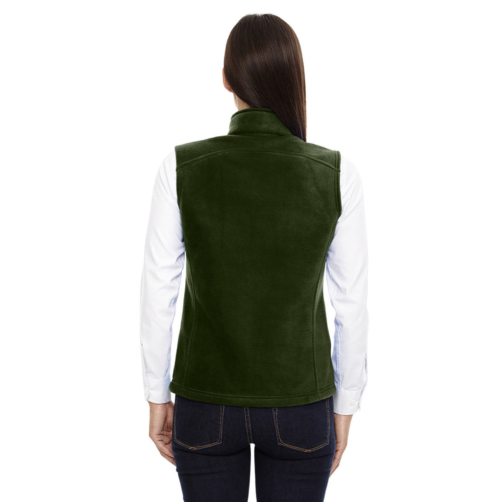 Core 365 Women's Forest Green Journey Fleece Vest