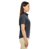 Core 365 Women's Carbon Optimum Short-Sleeve Twill Shirt