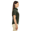 Core 365 Women's Forest Green Optimum Short-Sleeve Twill Shirt