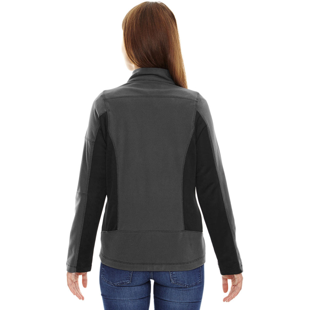North End Women's Carbon Generate Textured Fleece Jacket