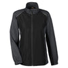 Core 365 Women's Black/Carbon Stratus Colorblock Lightweight Jacket