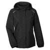 Core 365 Women's Black Profile Fleece-Lined All-Season Jacket