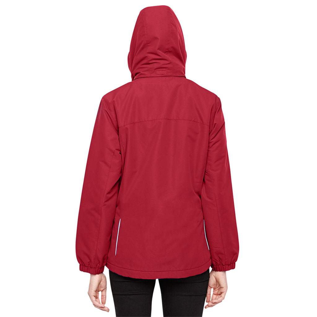 Core 365 Women's Classic Red Profile Fleece-Lined All-Season Jacket