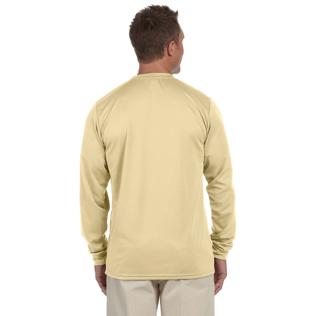 Augusta Sportswear Men's Vegas Gold Wicking Long-Sleeve T-Shirt