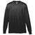 Augusta Sportswear Men's Black Wicking Long-Sleeve T-Shirt