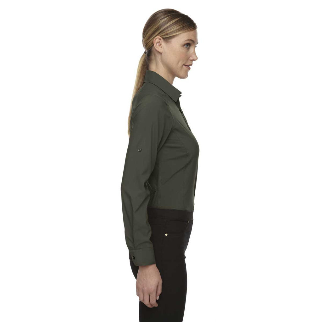 North End Women's Oakmoss Performance Shirt with Roll-Up Sleeves