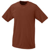 Augusta Sportswear Men's Brown Wicking T-Shirt
