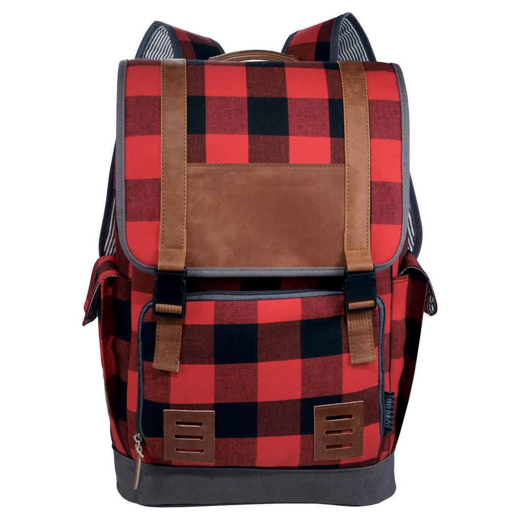 Field & Co. Red Campster 17" Computer Backpack