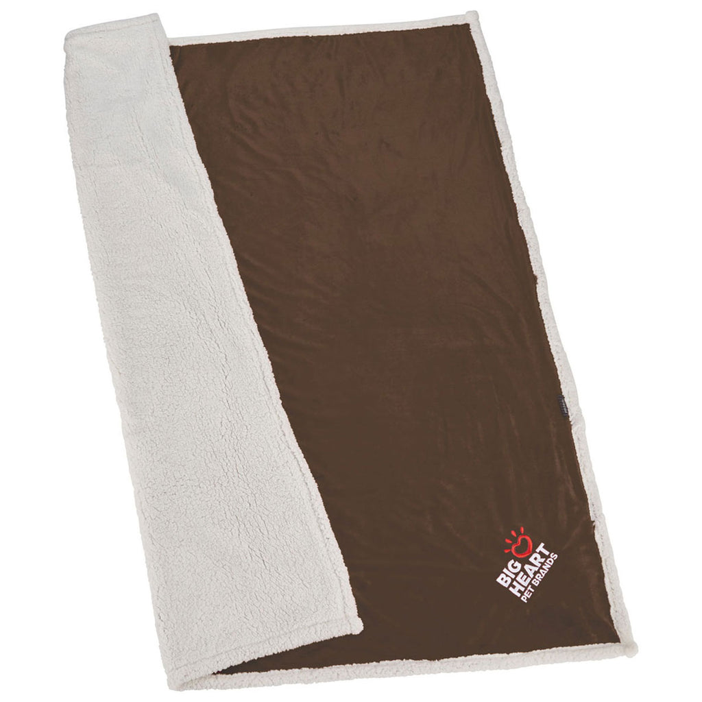 Field & Co. Brown Sherpa Blanket