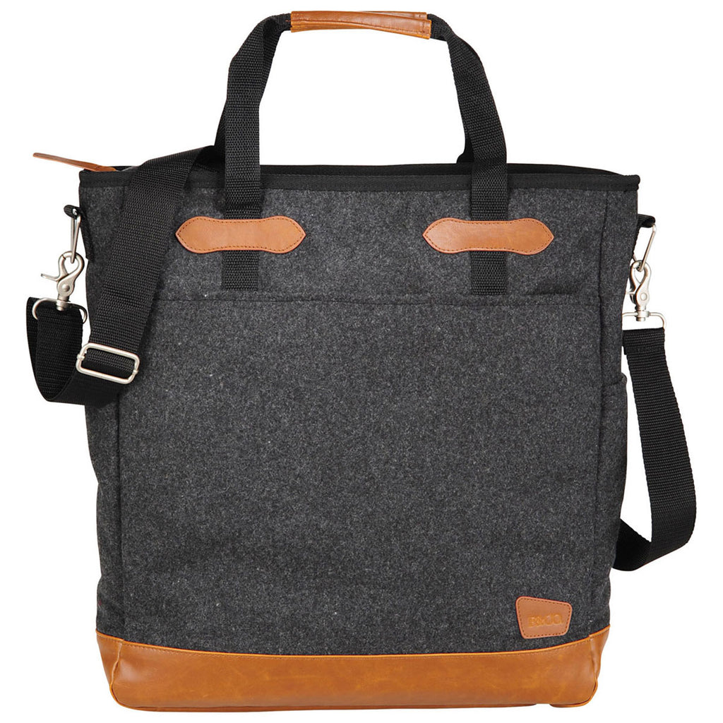 Field & Co. Charcoal Campster Wool 15" Computer Tote