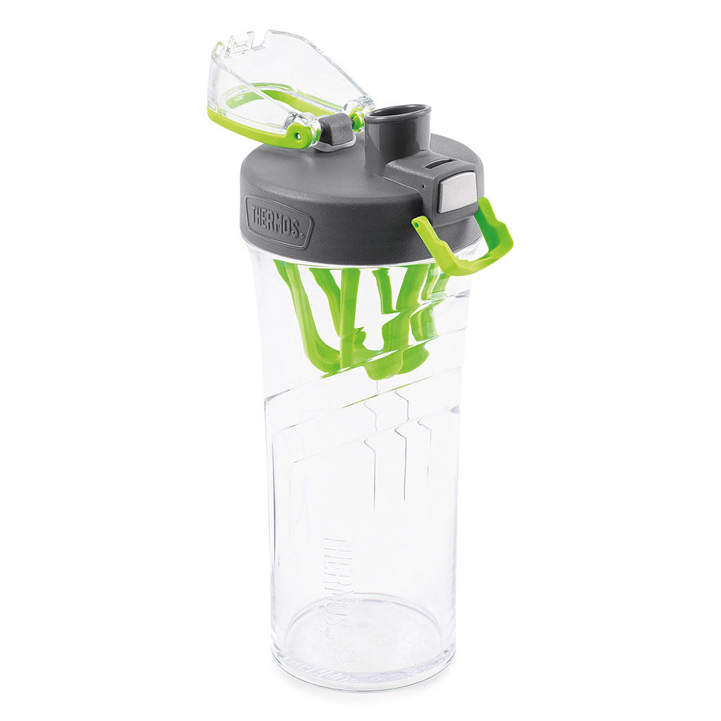 Thermos Green Shaker Bottle with Integrated Mixer- 24 oz.