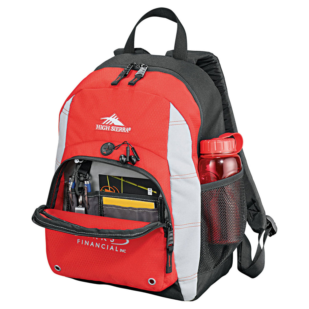 High Sierra Red Impact Backpack