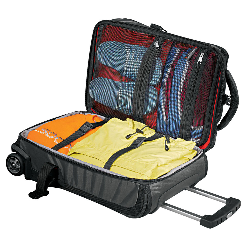 High Sierra Charcoal 21" Carry-On Upright Duffel Bag