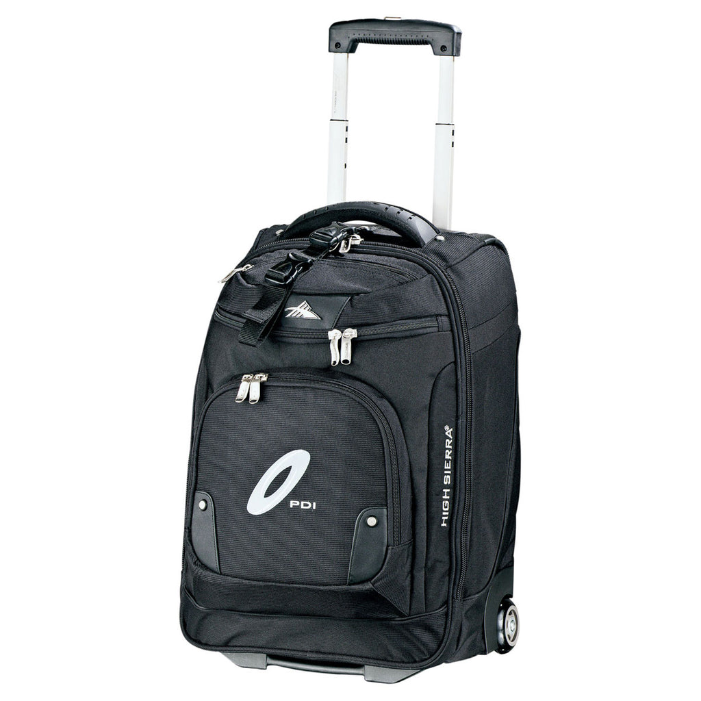 High Sierra Black 21" Wheeled Carry-On Computer Upright