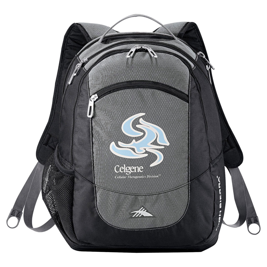 High Sierra Grey Fly-By 17" Computer Backpack
