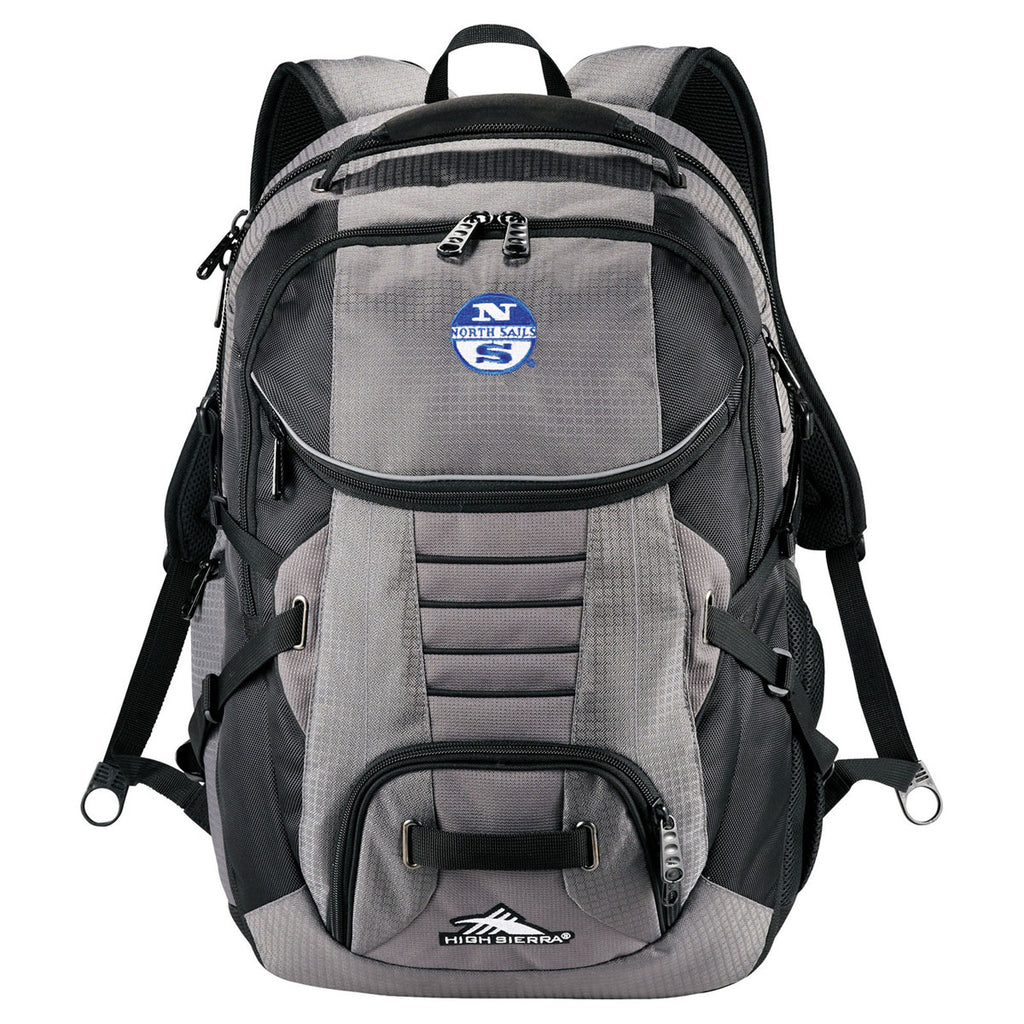 High Sierra Grey Haywire 17" Computer Backpack