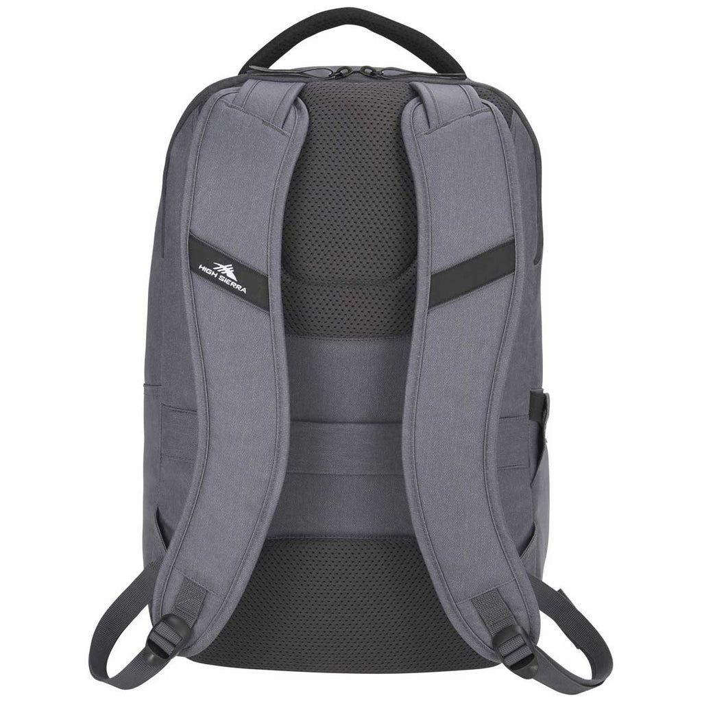 High Sierra Grey Slim 15" Computer Backpack