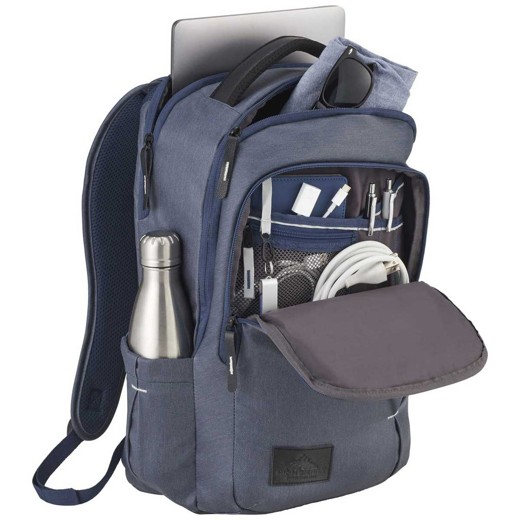 High Sierra Navy Slim 15" Computer Backpack