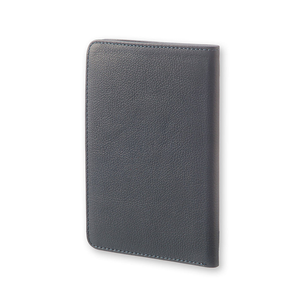 Moleskine Grey Leather Lineage Passport Wallet