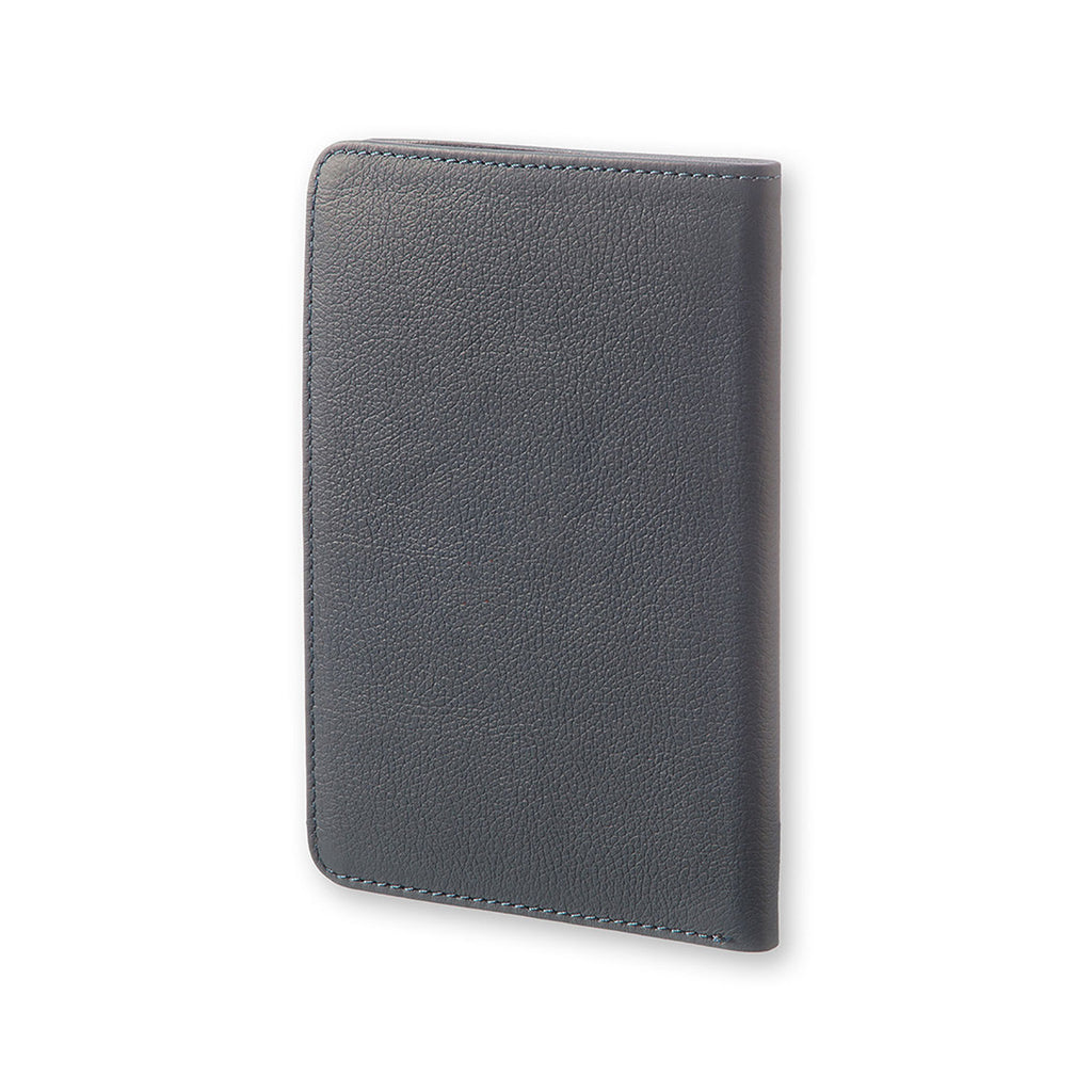 Moleskine Grey Leather Lineage Passport Wallet-4