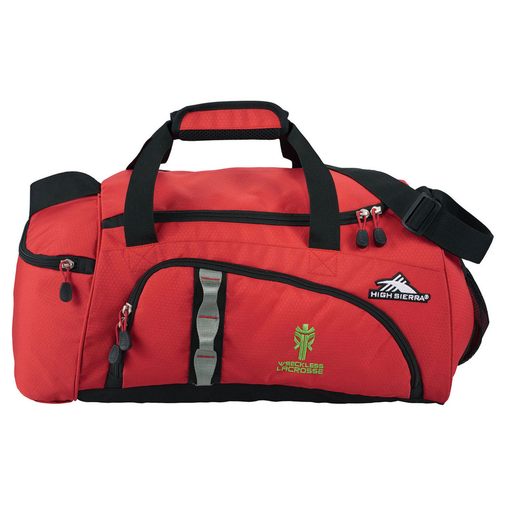 High Sierra Red 21.5" Warp Duffel Bag