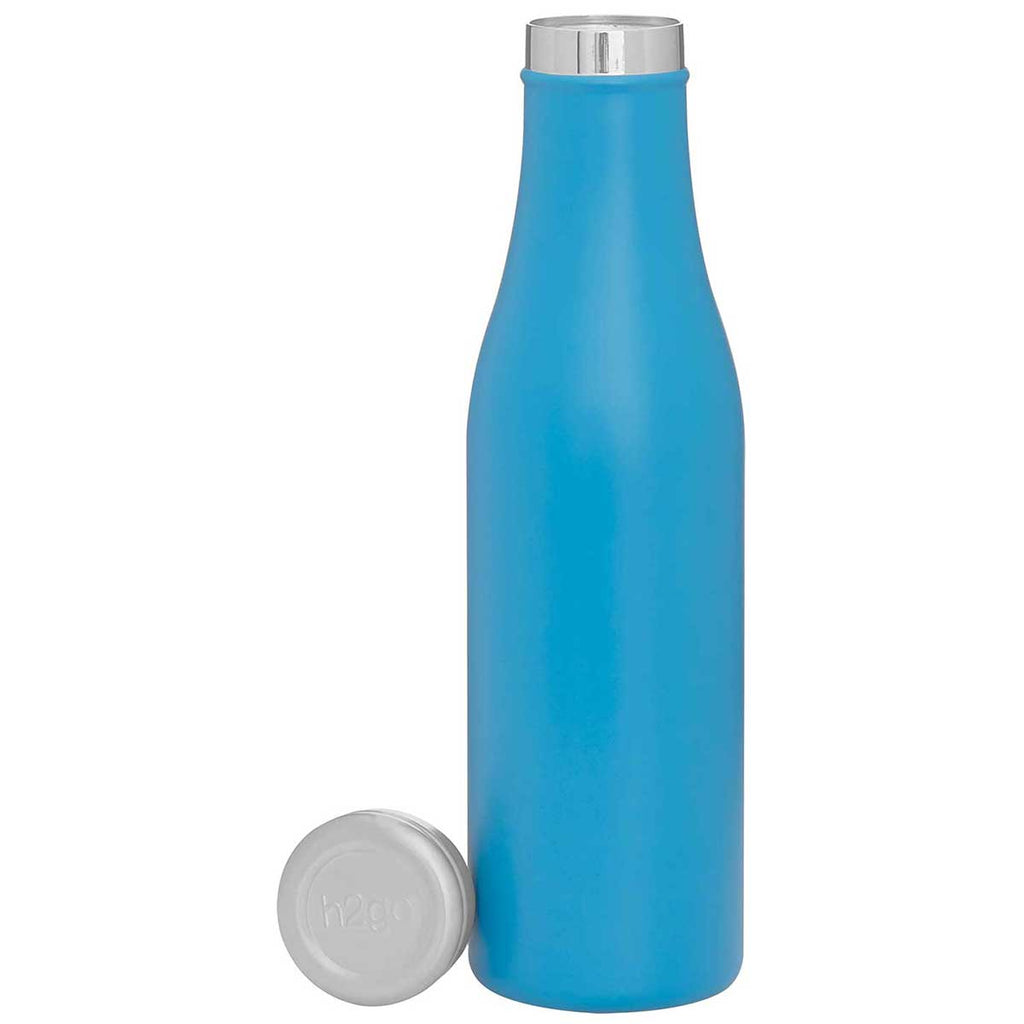 H2Go Matte Aqua 16.9 oz Carina Stainless Steel Bottle