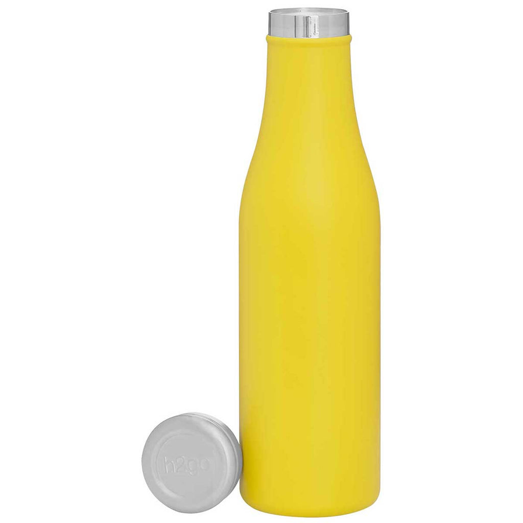 H2Go Matte Lemon 16.9 oz Carina Stainless Steel Bottle