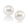 Carolee 7mm Freshwater Pearl Silvertone Pierced Earrings