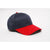 Pacific Headwear Navy/Red Velcro Adjustable Coolport Mesh Cap