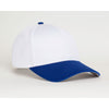 Pacific Headwear White/Royal Velcro Adjustable Coolport Mesh Cap