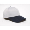 Pacific Headwear Silver/Navy Universal Fitted Coolport Mesh Cap