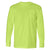 Bayside Men's Lime Green USA-Made Long Sleeve T-Shirt with Pocket